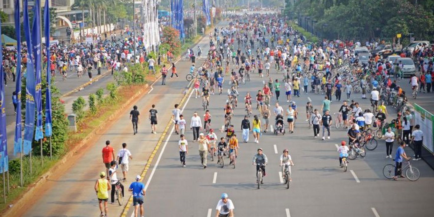 Jakarta Car Free Day (Pinterest)