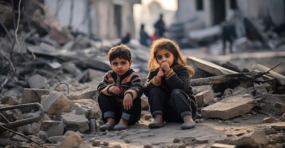 Anak Kecil di Gaza (Pinterest: Freepik avatar link Freepik)