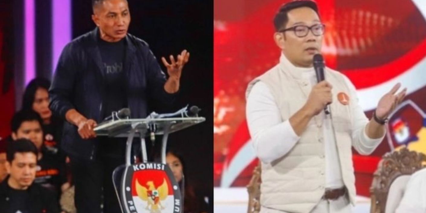 Dharma Pongrekun dan Ridwan Kamil (Pinterest: Suara.com)
