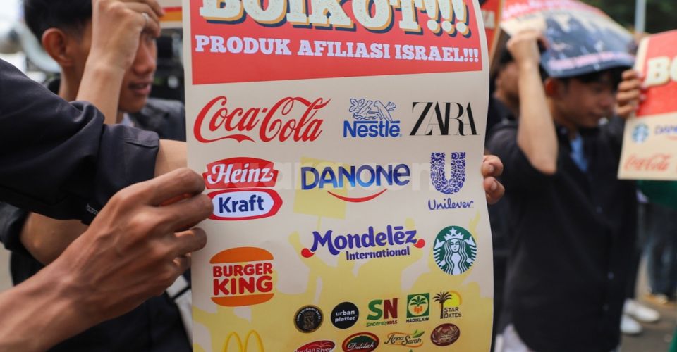 Aksi boikot (FOTO: Madani News)