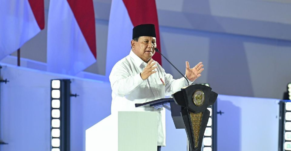 Pidato Presiden di Velodrome (FOTO: JPNN)