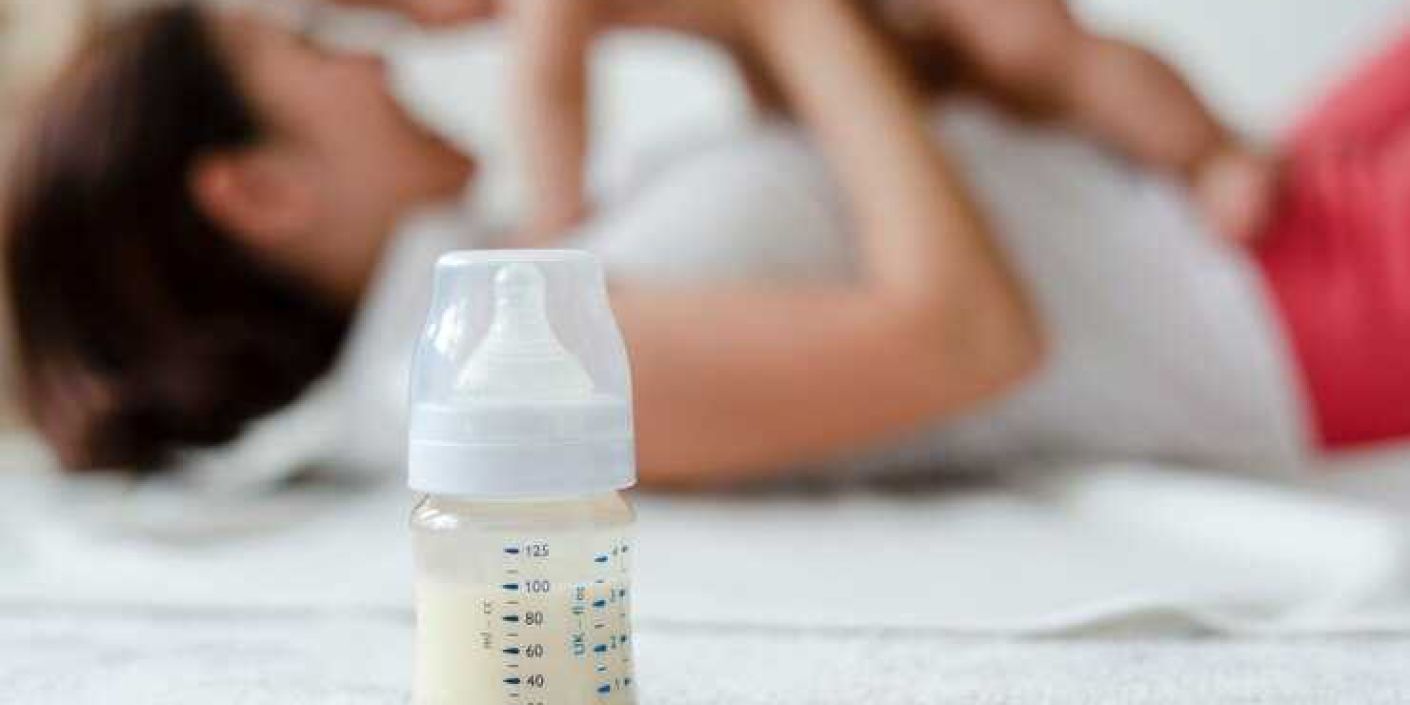Ilustrasi botol bayi