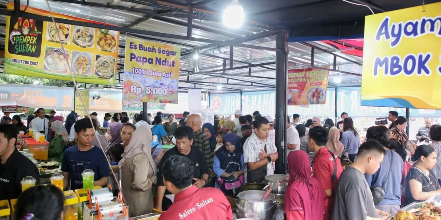 Suasana bazar takjil di Benhil (FOTO: Instagram/beritajakarta)