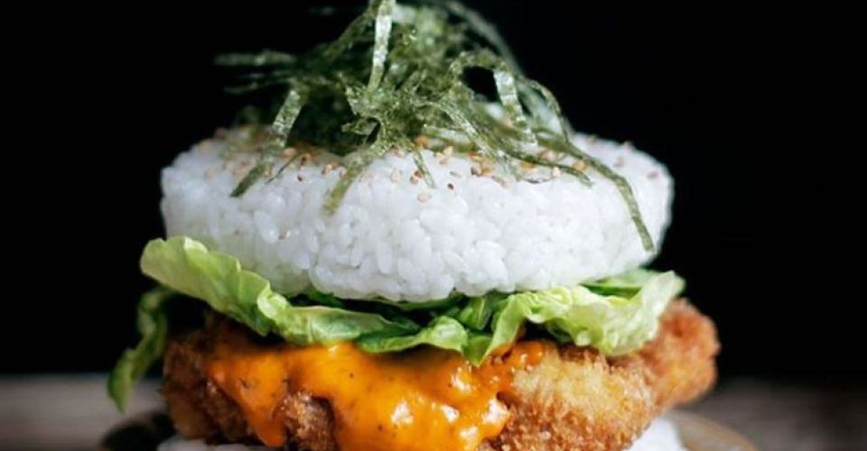 Food Fusion - Sushi Burger (Pinterest: mymodernmet.com)