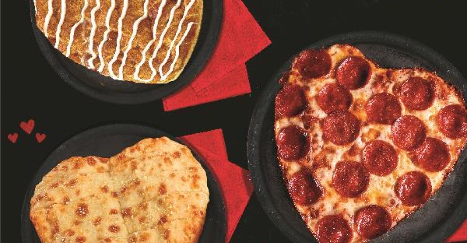 Pizza bentuk hati (FOTO: GlobeNewswire)