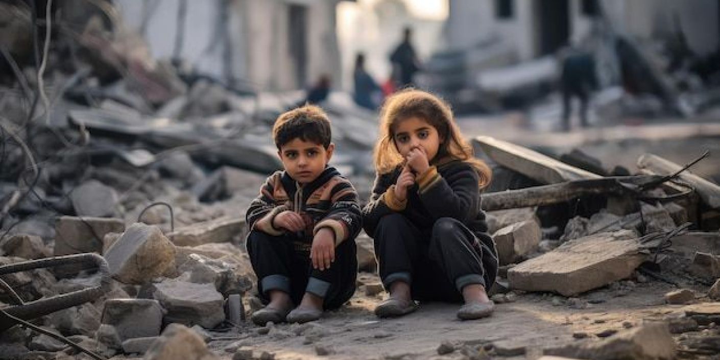 Anak Kecil di Gaza (Pinterest: Freepik avatar link Freepik)